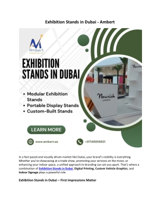 New PDF Exhibition Stands in Duba1