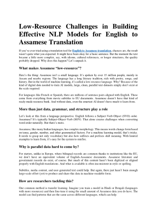 English To Assamese Translation