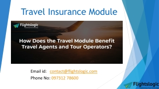 Travel Insurance Module