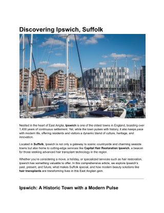 Discovering Ipswich, Suffolk