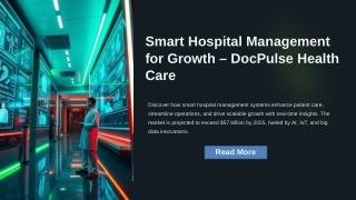 Smart Hospital Management System for Growth – DocPulse Health Care