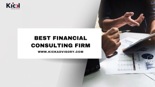 BEST FINANCIAL CONSULTING FIRM