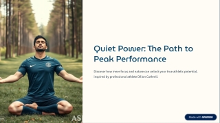 Quiet Power: Dillon Cuthrell on Nature, Focus & Football