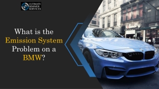 What is the emission system problem on a BMW