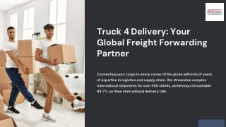 Freight Forwarding Services for Hassle-Free Logistics