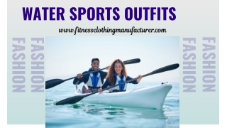 Water Sports Fashion: Upgrade Your Style Statement