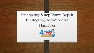 What to Do When Your Sump Pump Fails: Emergency Repair & Waterproofing in the GT