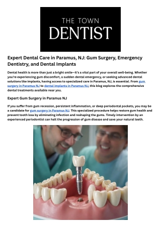 Bleeding Gums Treatment Paramus