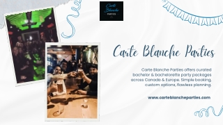 Bachelorette Party Planner Toronto