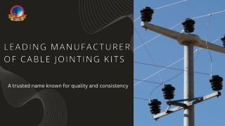 How Does the Leading Manufacturer of Cable Jointing Kits Serve Different Needs?