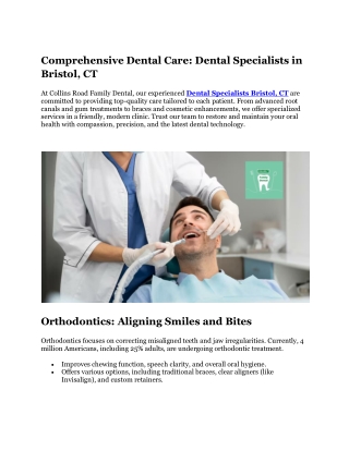 Dental Specialists Bristol, CT
