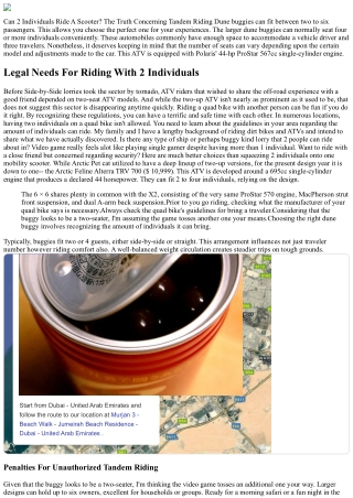 Can Two Individuals Ride A Scooter? The Fact Regarding Tandem Riding