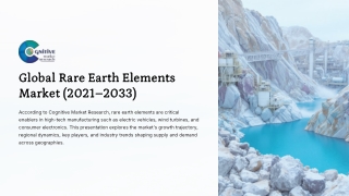 Rare Earth Elements Market Report
