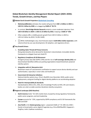 Global Blockchain Identity Management