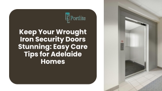 Keep Your Wrought Iron Security Doors Stunning Easy Care Tips for Adelaide Homes