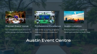 Explore Top-Rated Venues in Austin TX for Events