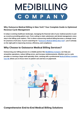 Outsource Medical Billing Services