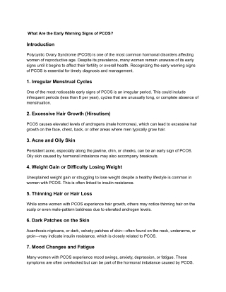 Best pcos doctor in hyderabad​