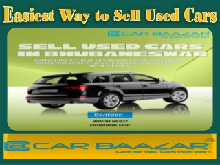 Easiest Way to Sell Used Cars