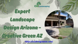 Expert Landscape Design Arizona – Creative Green AZ