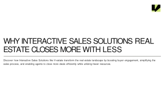 Why Interactive Sales Solutions Real Estate Closes More with Less