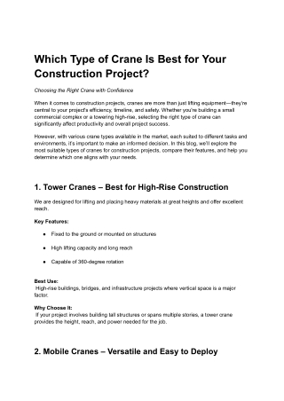 EOT Crane Manufacturers in chennai - Eot Crane manufacturers