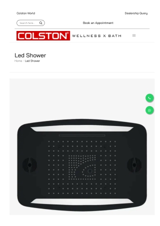 LED Shower by Colston | Illuminated Luxury