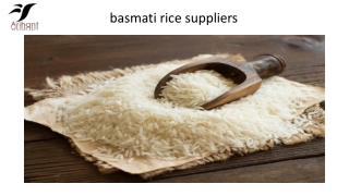 basmati rice suppliers