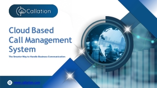 Cloud Based Call Management System