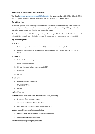 Revenue Cycle Management Market Size
