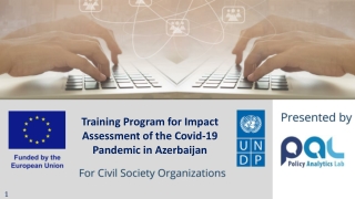 Training Program for Impact Assessment of the Covid-19 Pandemic in Azerbaijan