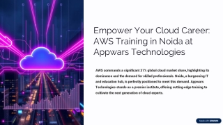 AWS Training in Noida