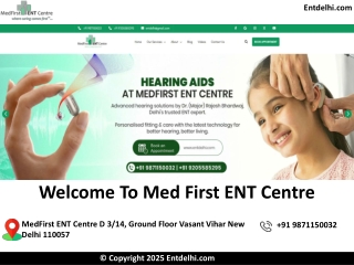 Effective Sleep Apnoea Solutions in Delhi NCR – Med First ENT Centre