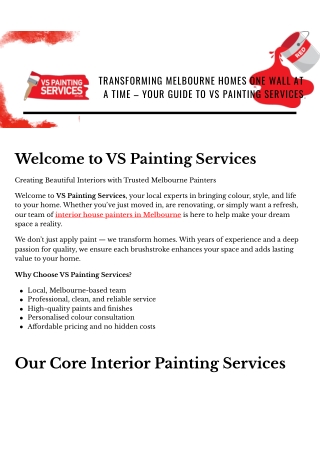 interior house painters in Melbourne