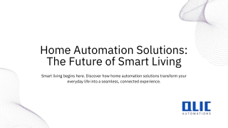 Qlic Home Automation solutions