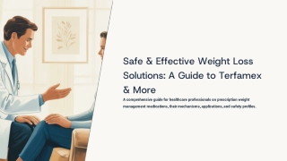 Safe & Effective Weight Loss Solutions: A Guide to Terfamex & More