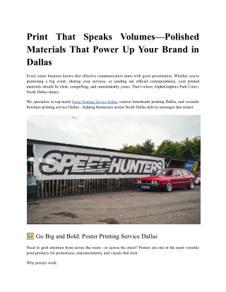 AlphaGraphics Park Cities _ North Dallas  PDF