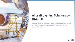 Aircraft Lighting Solutions by NAASCO