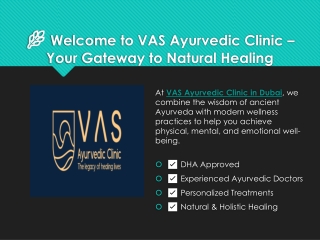 Best ayurvedic massage in Dubai-Vas Ayurvedic Clinic