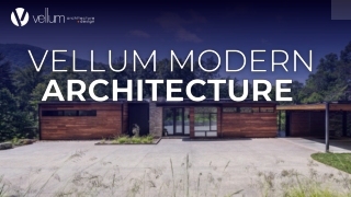 A Mountain Modern Home by Vellum Modern Architectures