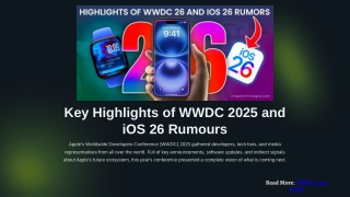 WWDC 2025 Event Highlights & iOS 26 Rumors – What to Expect from Apple