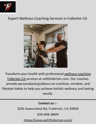 Expert Wellness Coaching Services in Fullerton CA