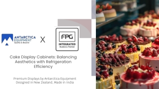 Cake Display Cabinets – Where Performance Meets Presentation
