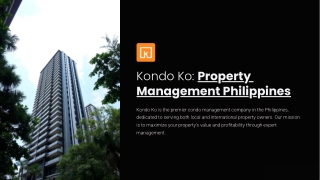 Kondo Ko Property Management Philippines
