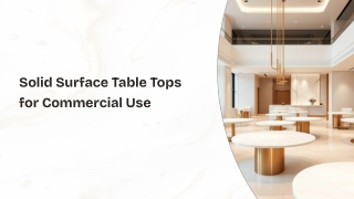 Stylish Commercial Marble Table Tops for Hospitality