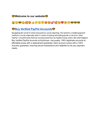 Top 11 Sites to Buy Verified Paypal Account, Best 2025 Picks