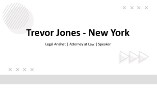 Trevor Jones - New York - A Voice for Law and Justice