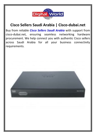 Cisco Sellers Saudi Arabia.Cisco-dubai.net
