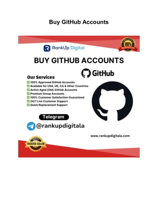 Buy GitHub Accounts