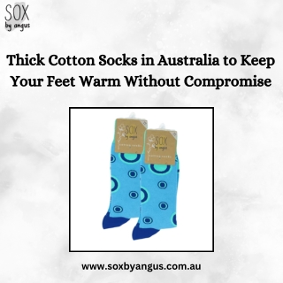 Thick Cotton Socks in Australia to Keep Your Feet Warm Without Compromise